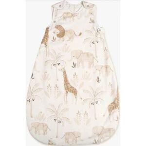 Crane Baby Soft Cotton Wearable Blanket Sleep Sack Safari Animals 1.7 Tog NEW